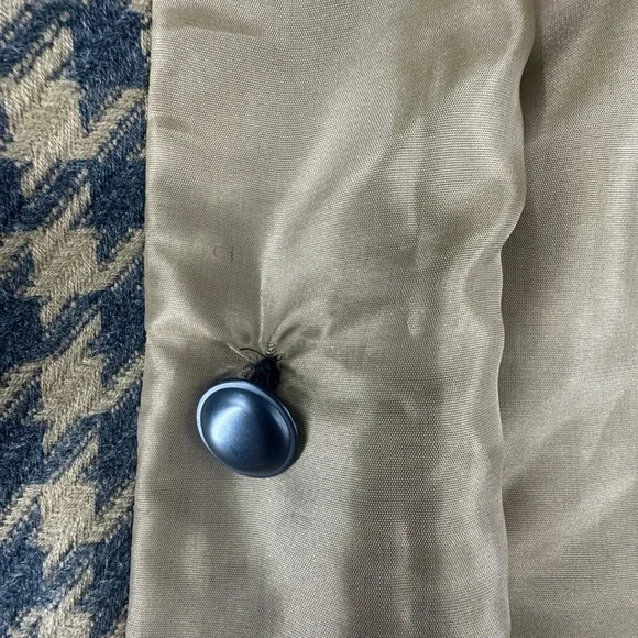 Ted Lapidus Paris Vintage Wool Houndstooth‎ Blazer&Skirt Set 42 Made in France - Picture 8 of 13